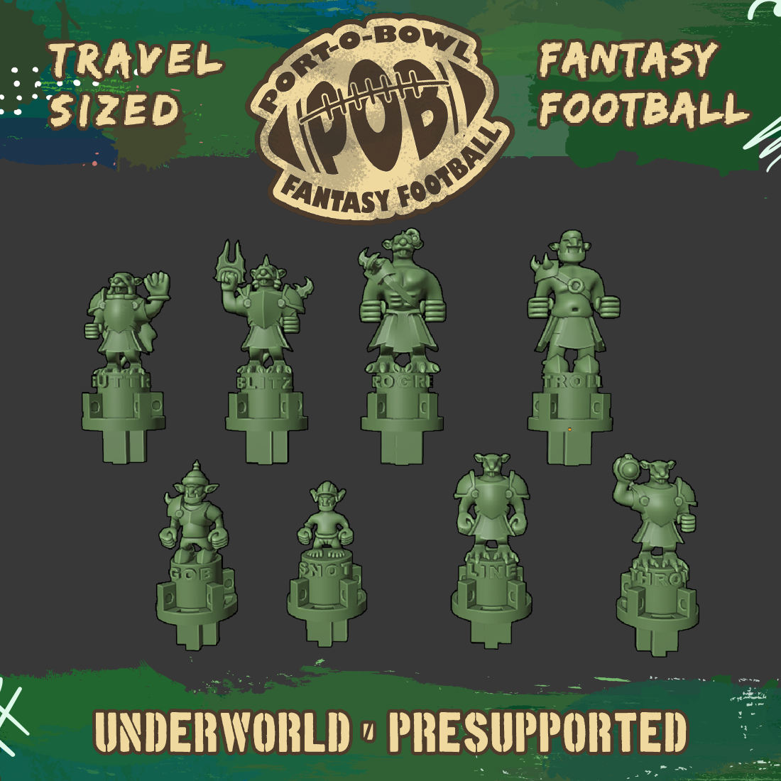 Port-O-Bowl: Travel-sized Fantasy Football Underworld Team
